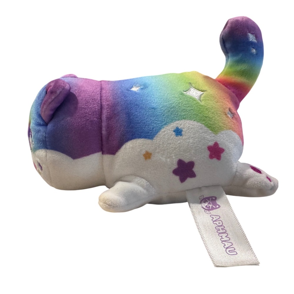 Aphmau MeeMeows Mystery Plush Celestial Cat Rainbow Star 6 Inch Toy